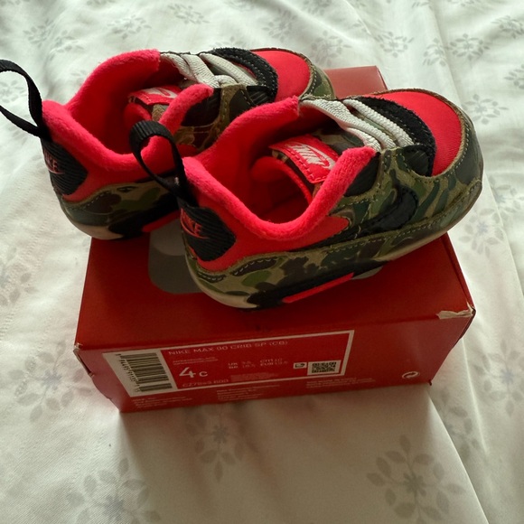 Nike Other - Nike Kids Red and Camo Sneakers